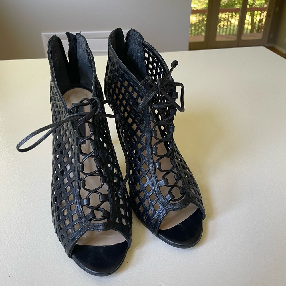 Steven Gladiator Style Heeled Booties! Gently Wor… - image 2